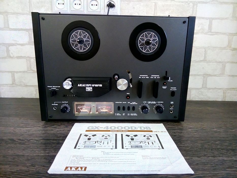 AKAI GX-4000D GLASS & X'TAL Ferrite Head 1978-1985