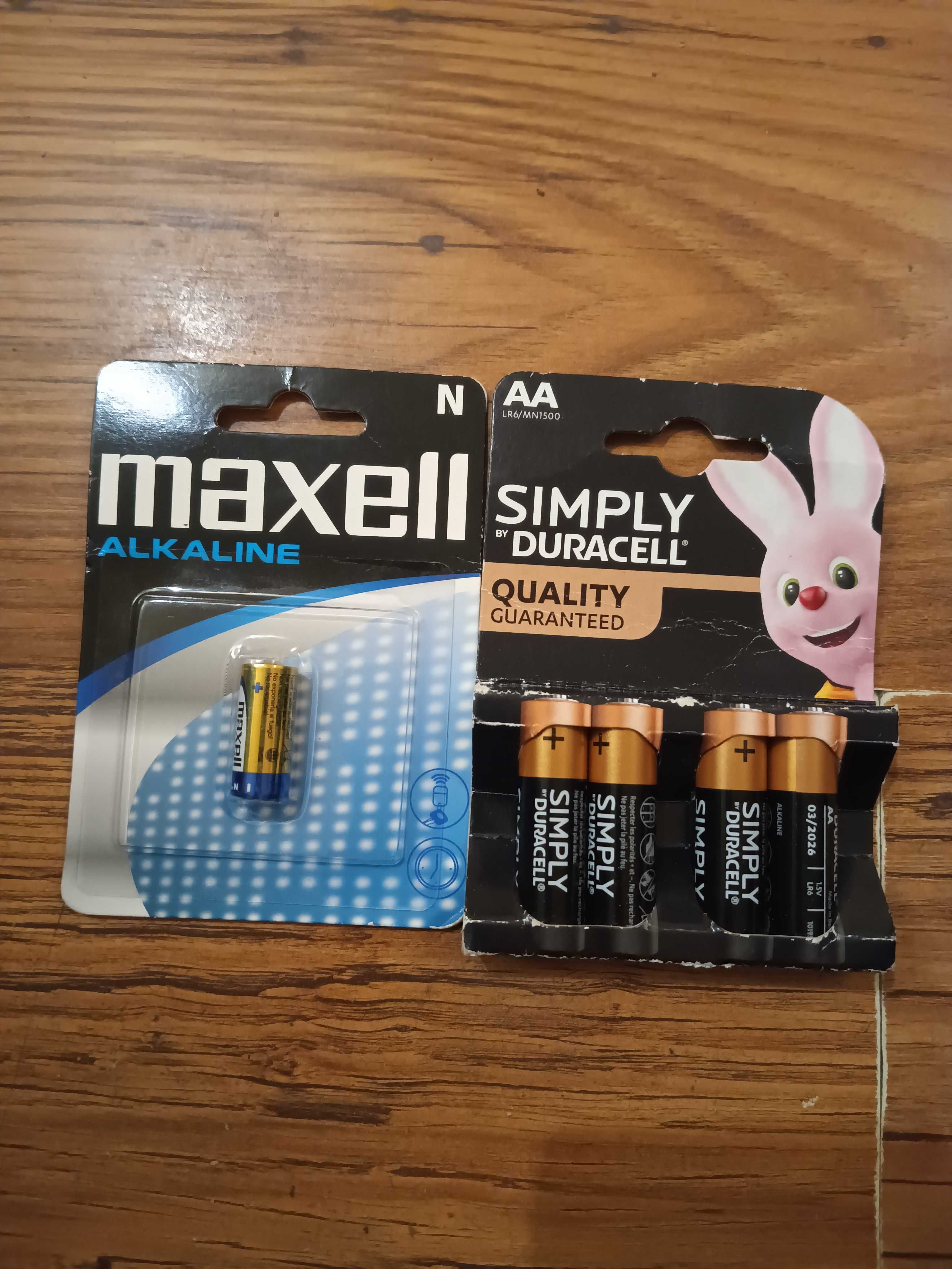 Baterie AA Duracel 4 sztuki plus Maxwell N