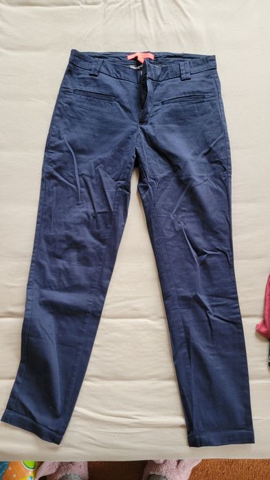 Spodnie eleganckie granatowe xs 34 mango