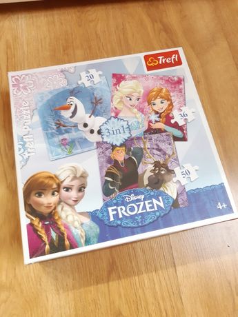 Puzzle trefl kraina lodu 3w1 Disney frozen