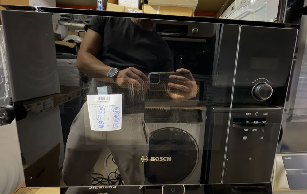 Micro-ondas Encastre BOSCH BFL524MB0 (20 L - Sem Grill - Preto)