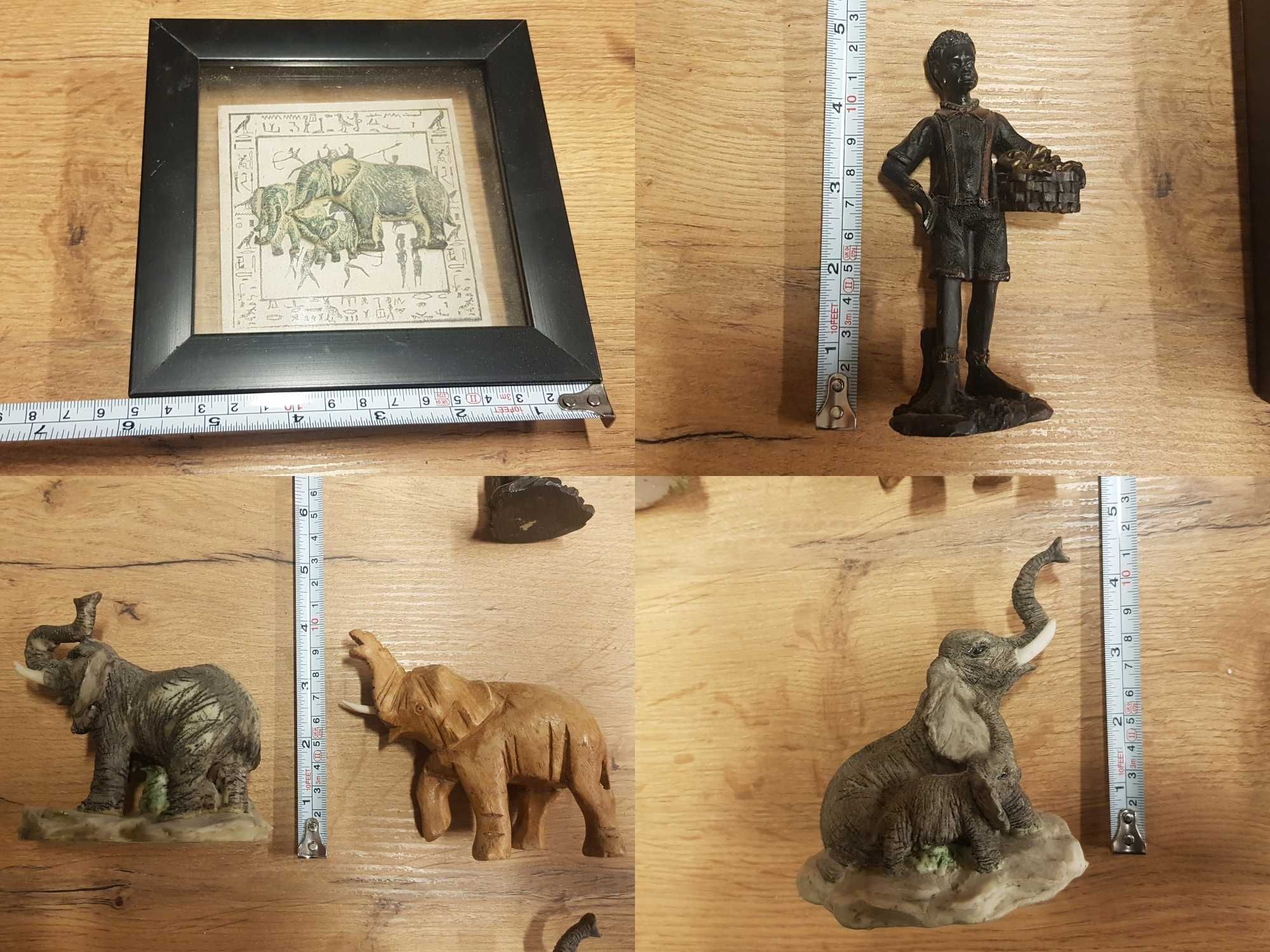 Afrykańskie figurki (afrykańska figurka) słoń słonie obrazki