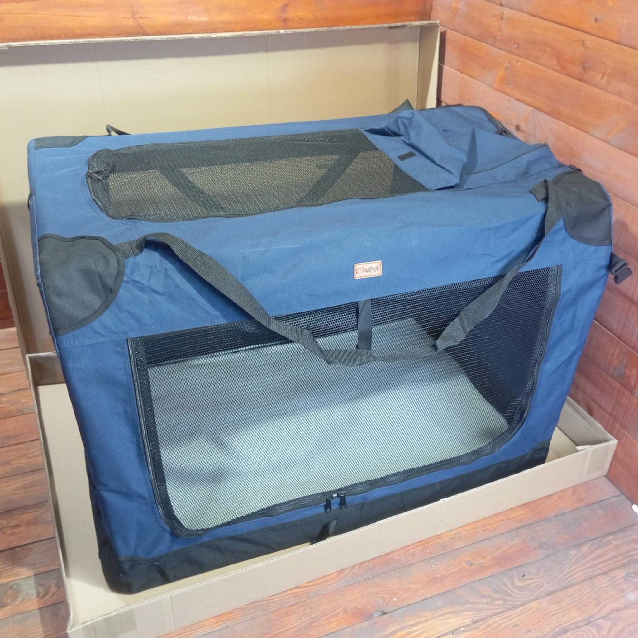 Lovpet Torba Transporter dla psa i kota XXXL 102 x 69 x 69 cm niebiesk