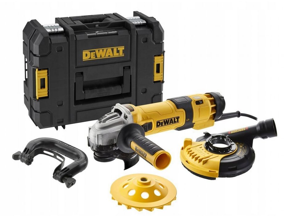 Szlifierka kątowa do betonu 125mm 1500W z regulacją obrotów DeWalt