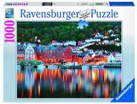 Puzzle 1000 Bergen Norwegia, Ravensburger