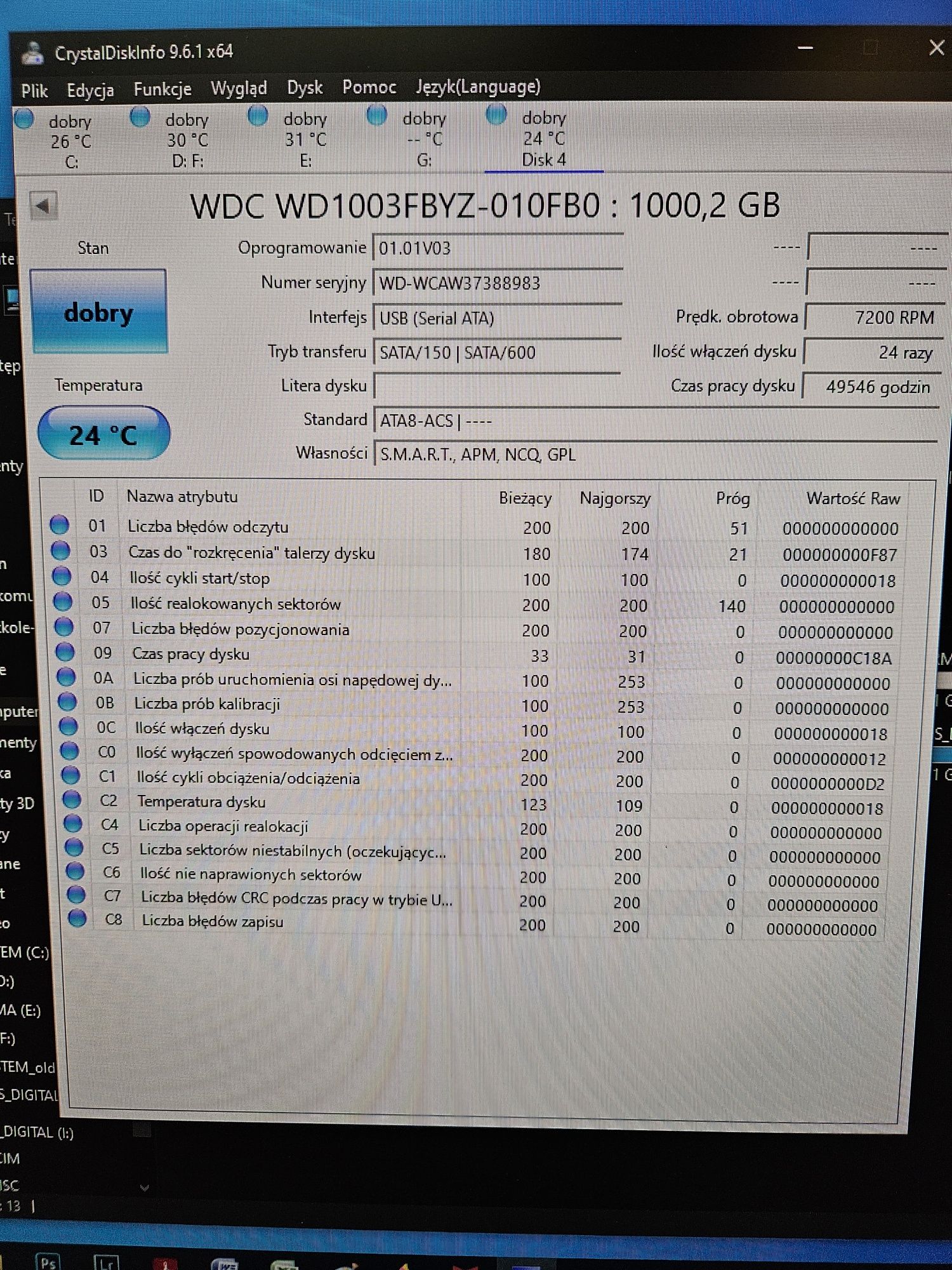 Dysk WD1003FBYZ 3.5 cala