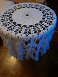 Toalha redonda em crochet