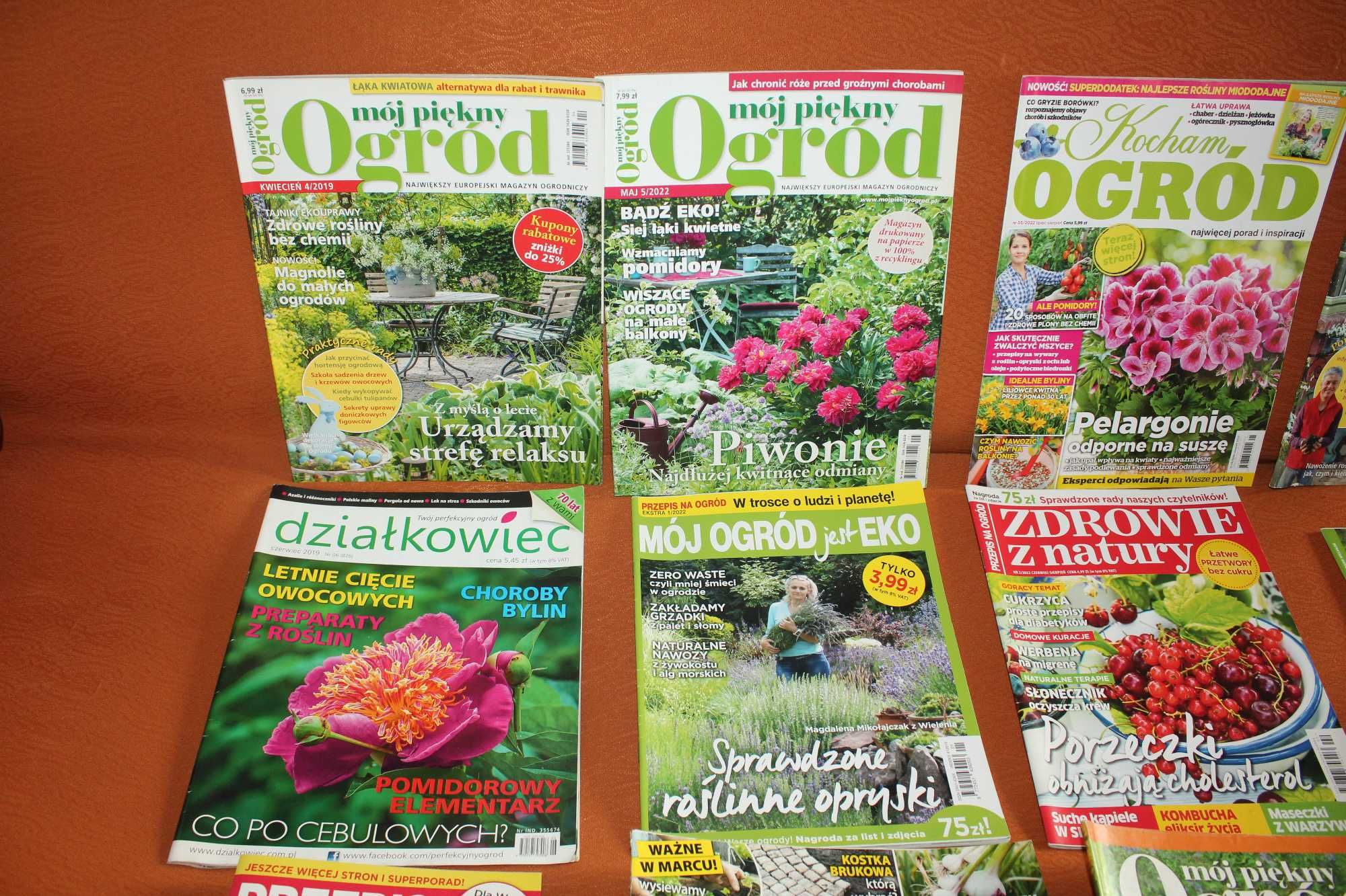 Gazety ogrodnicze Mój piękny ogród Kocham ogród Mam ogród Działkowiec