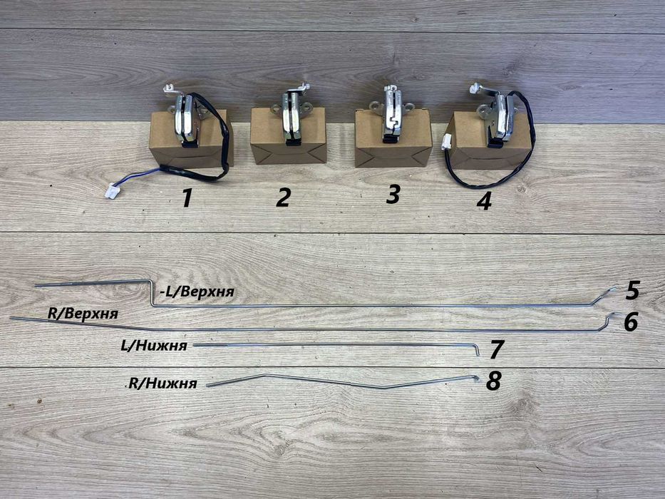 замок задніх дверей Fiat Doblo Тяга замка ручка Фіат добло 01-15р трос