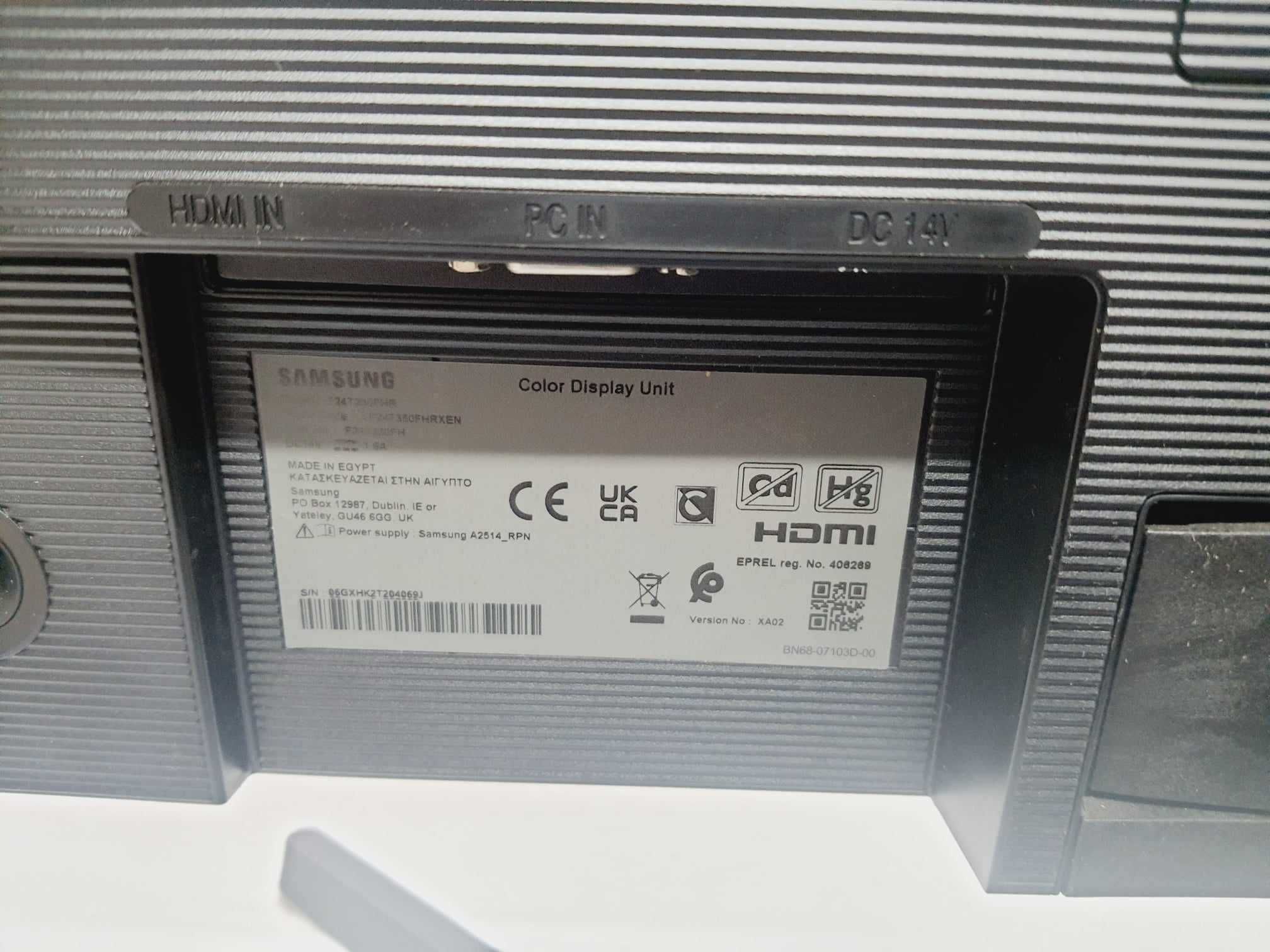 Monitor LED Samsung F24T350FHR 24 "  1319/22/PP