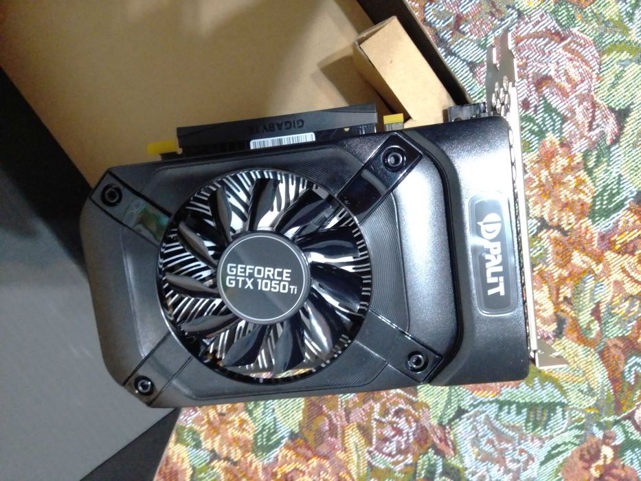 НОВАЯ  GeForce GTX 1050Ti 4GB DDR5 StormX Palit