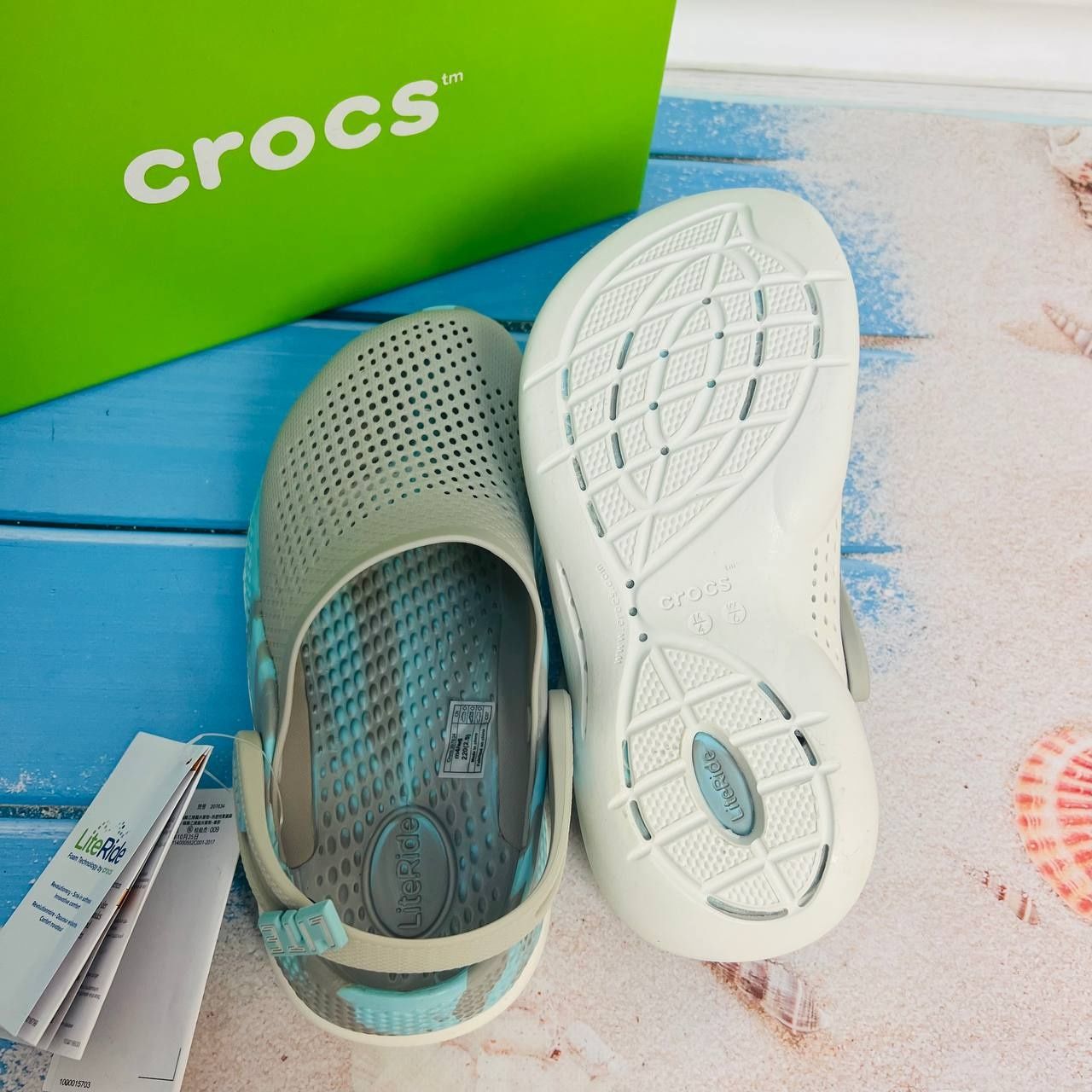 Crocs сабо новинка для мужчин LiteRide 360 Clog Grey купить Киев