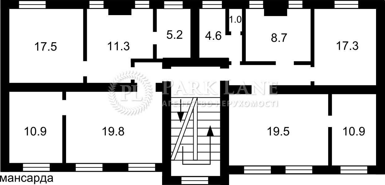 Будівля 442кв.м.+7.2сот. вул. Дмитрівська 29. Центр.