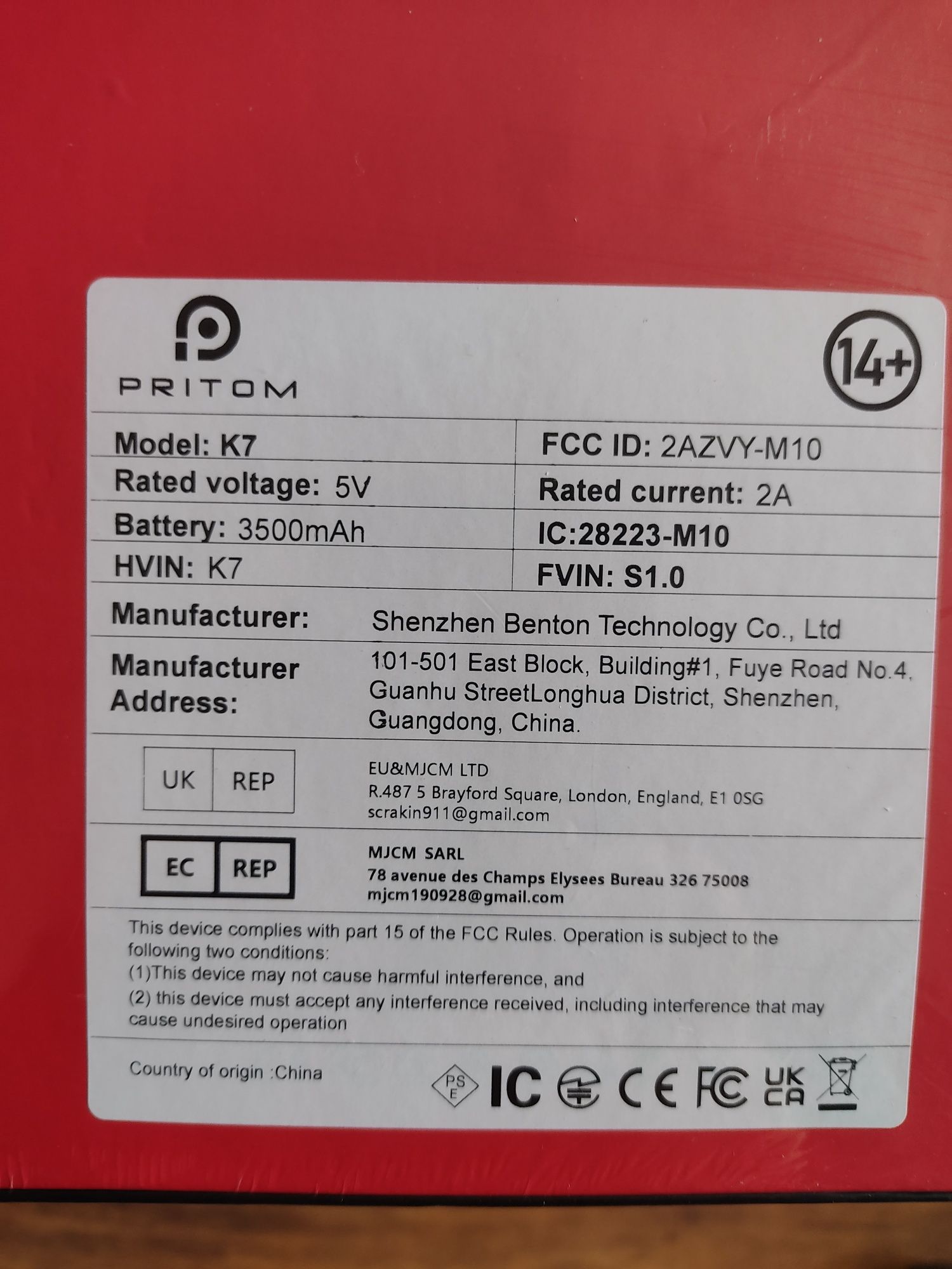 Nowy, rewelacyjny tablet PRITOM 7''