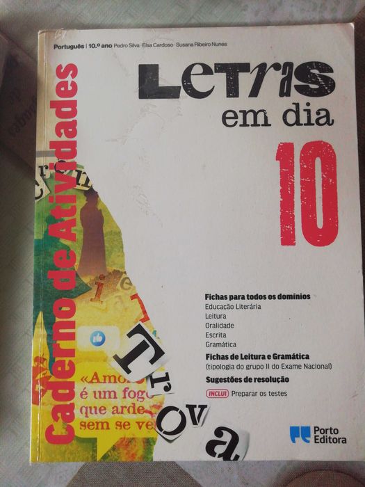 Caderno de Atividades Português Letras em dia 10