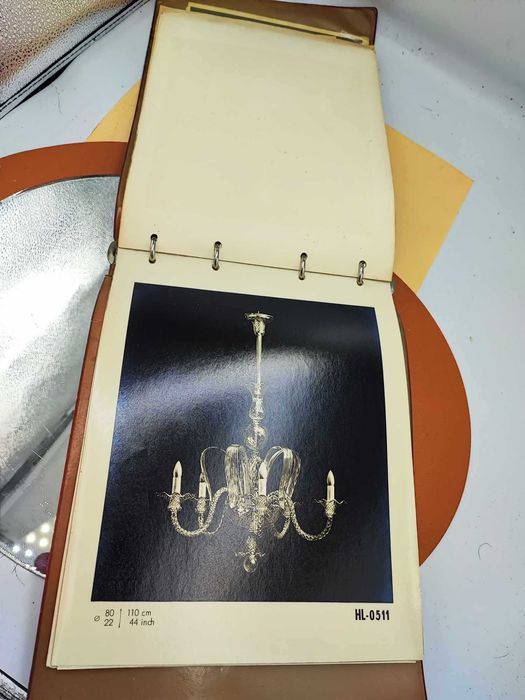 Art deco,katalog lamp,żyrandoli,Bohemia