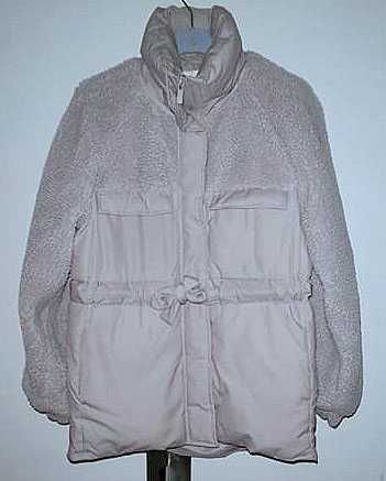 Kurtka zimowa BARANEK H&M Szara damska ciepła Stan Bdb+ r XS