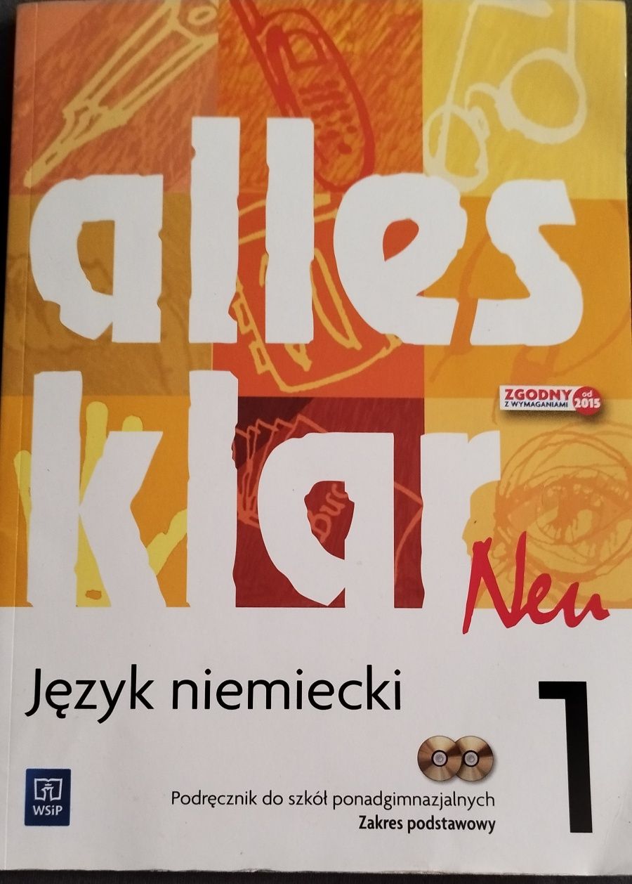 Język Niemiecki Alles Klar  Neu 1 podręcznik Technikum Liceum