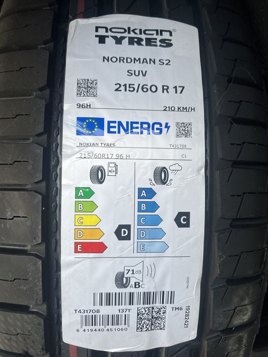 Nokian Nordman S2 SUV  215/60/17