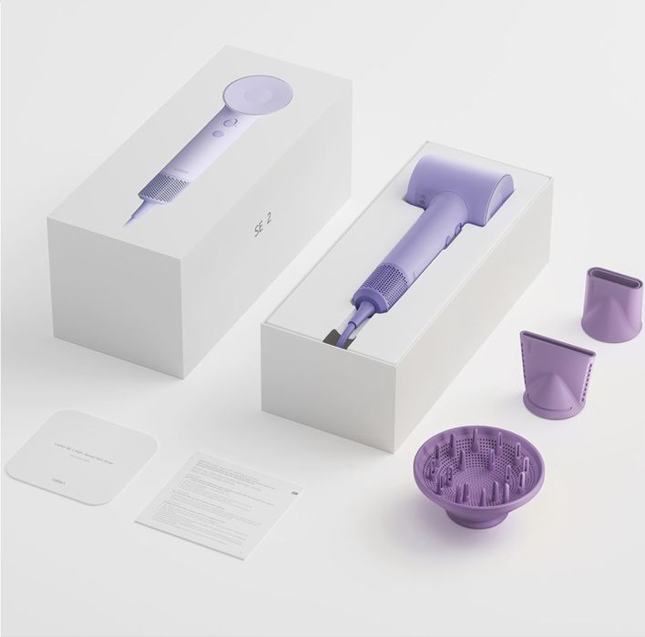 Фен Laifen SE 2, три насадки, Purple