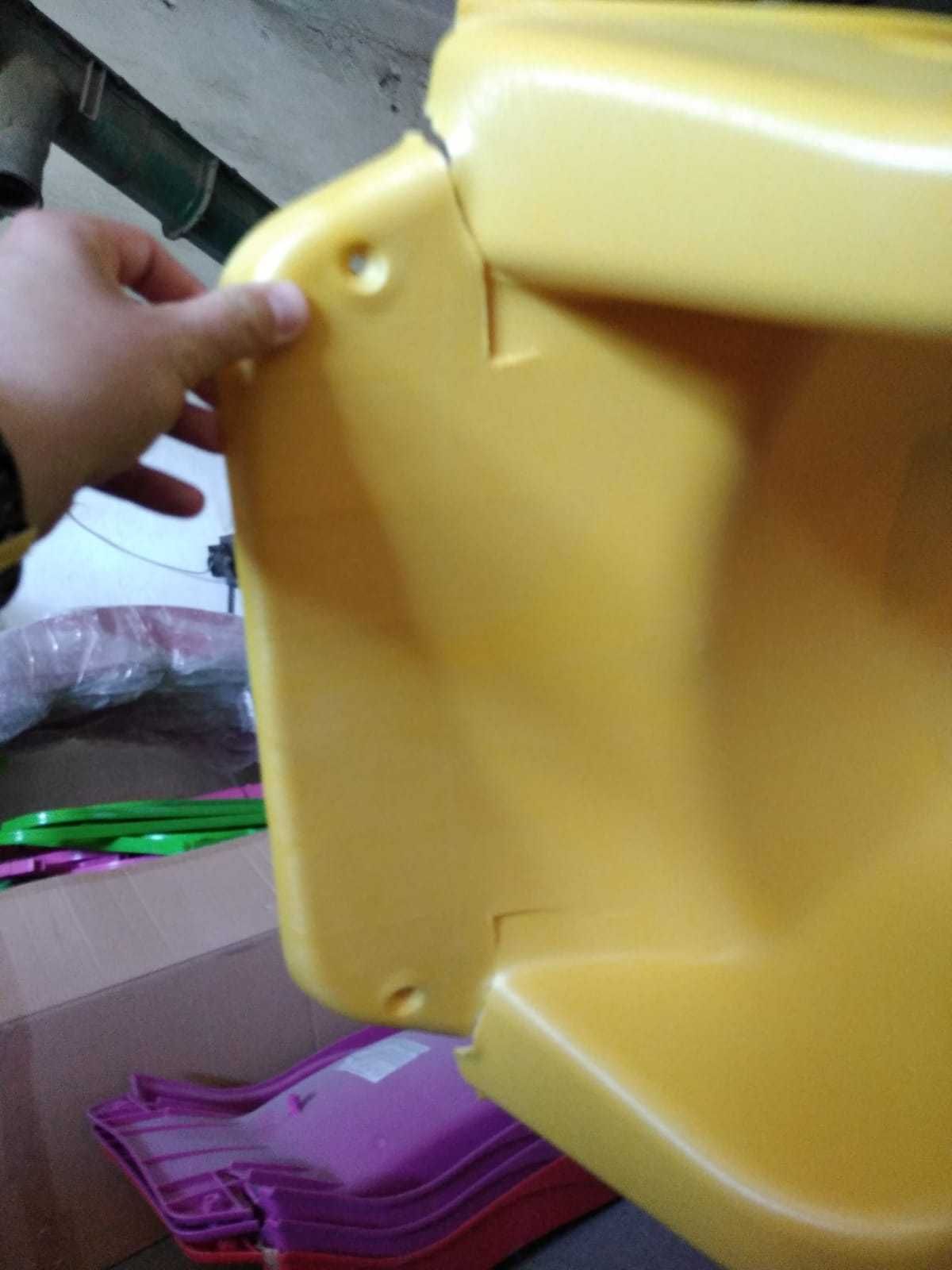 zjeżdżalnia, plastikowy ślizg 3m do ogrodu na plac zabaw uszkodzony
