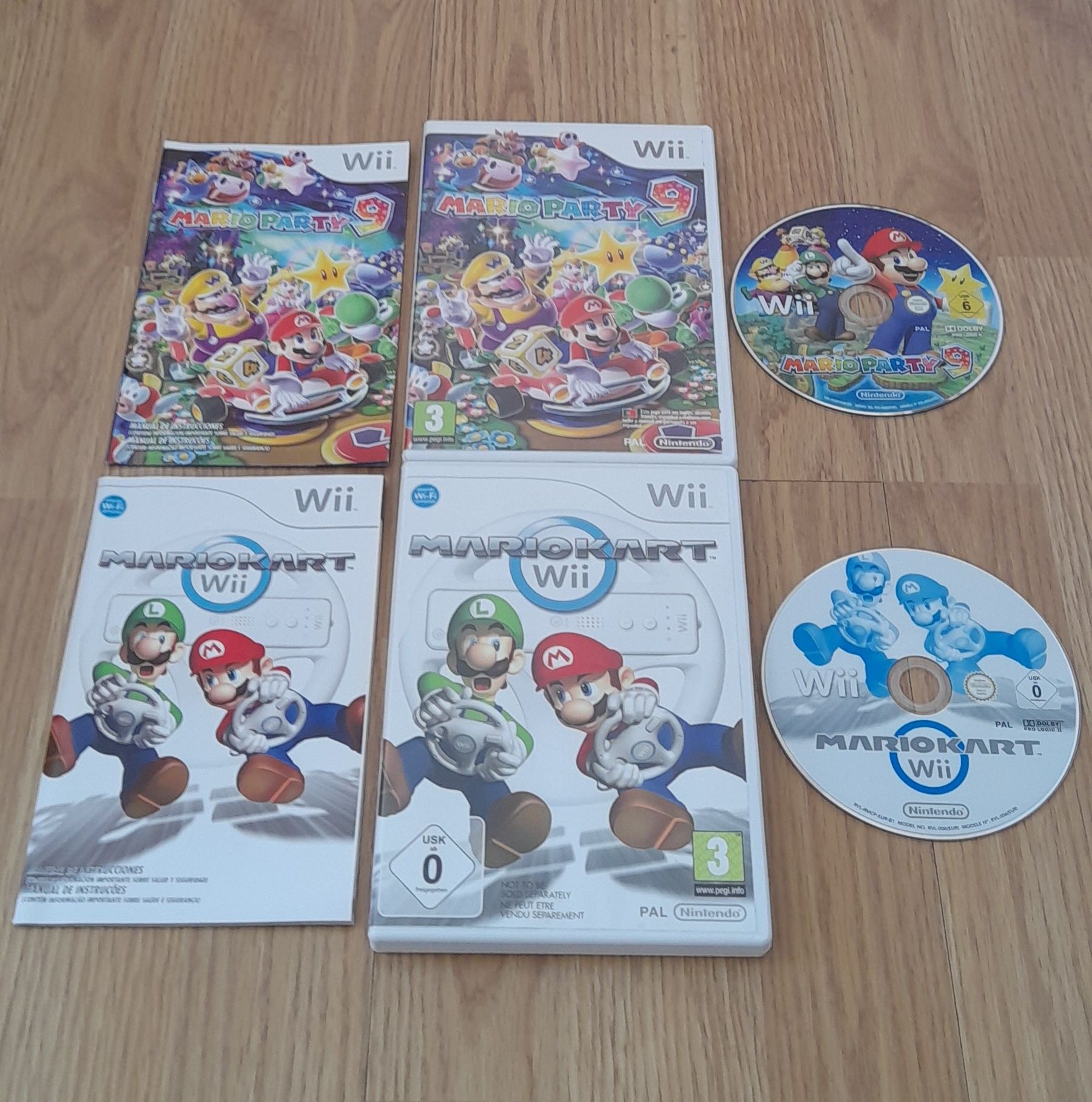 Jogos Wii/Wii U Nintendo (Originais,Completos,Versão PT)