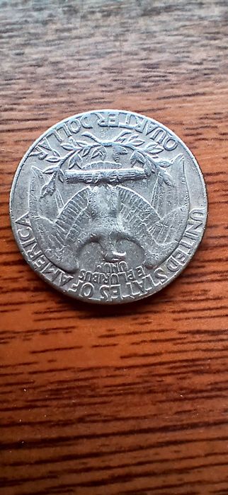 Moneta Quarter Dollar Liberty 1974 Odwrotka
