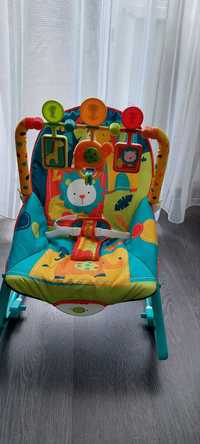 Кресло шезлонг Fisher price Сафари 0-5 лет