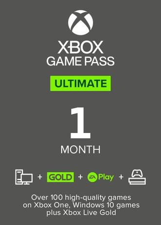 Аккаунт с подпиской Xbox Game Pass Ultimate на месяц