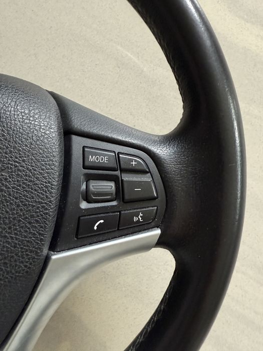 Kierownica multifunkcyjna bmw f30/f31 czarna skorzana skórzana komplet