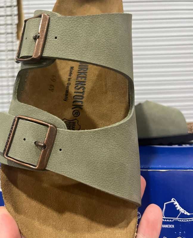 Nowe Birkenstock Arizona damskie Green Klapki R.40