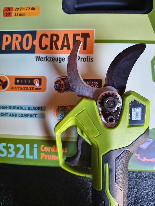 Акумуляторний секатор Procraft  Es28li без АКБ