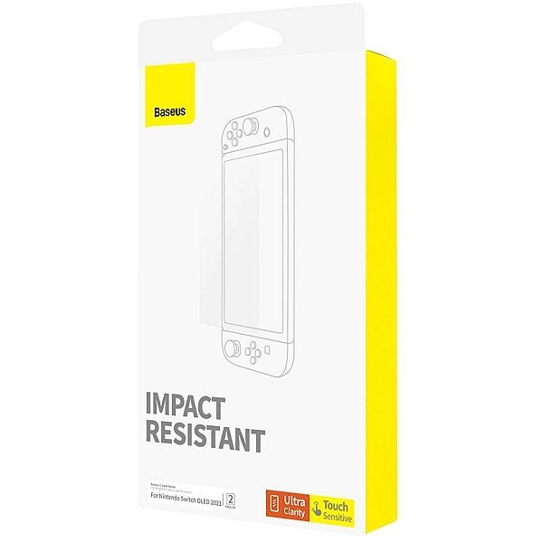 Zestaw 2x szkło hartowane Baseus Crystal do Nintendo Switch Oled 2021