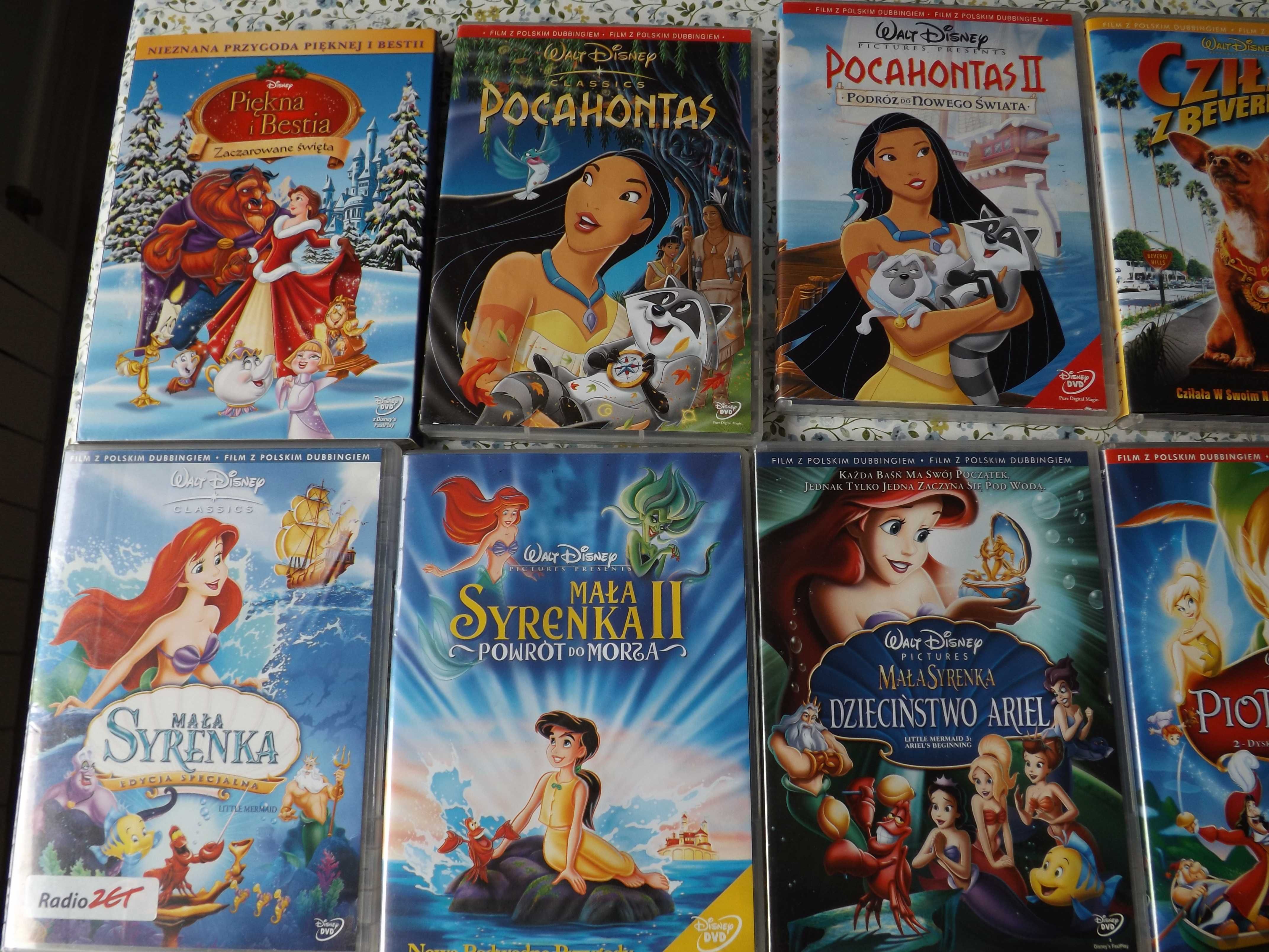 Disney Księga Dżungli, Syrenka, Epoka kolekcja dvd bajki, filmy