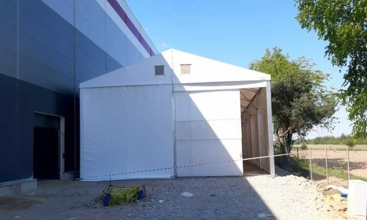 Hala magazynowa 10x80x5m pcv