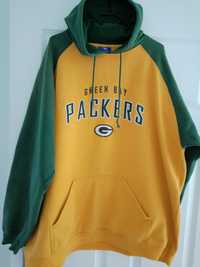 Green Bay Packers bluza z kapturem NFL Reebok American Football XXL