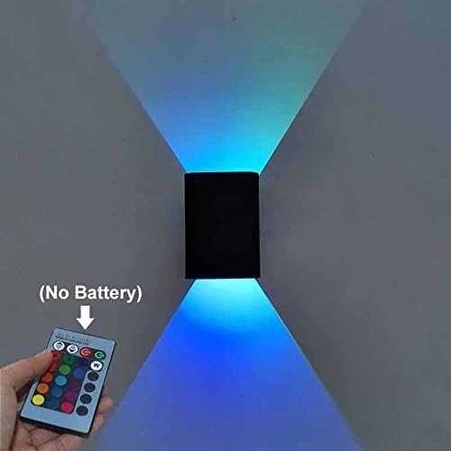 Wewnętrzny kinkiet ścienny RGB Led kinkiety z pilotem Wandlamp
