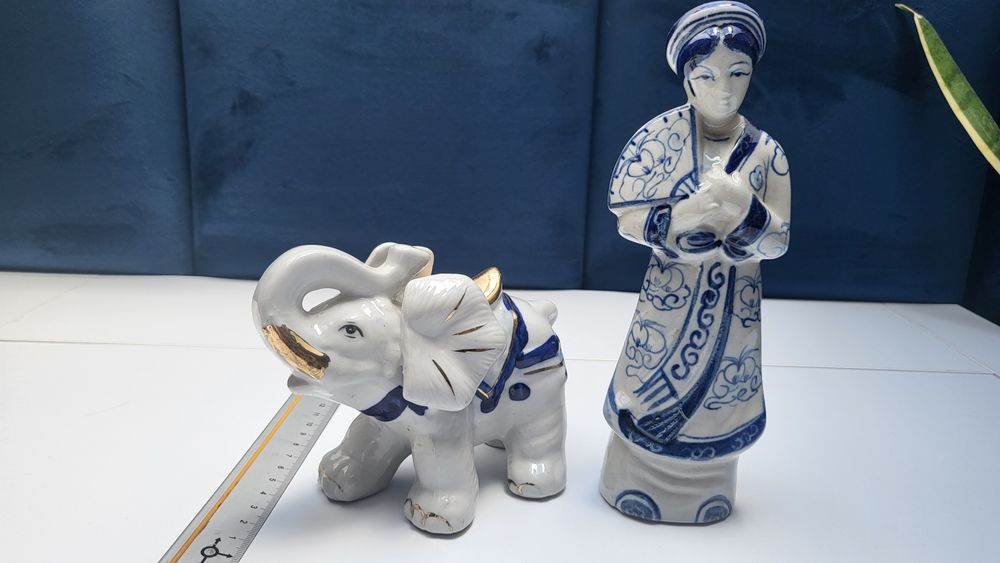 Ceramiczne figurki w stylu chińskim czy japońskim