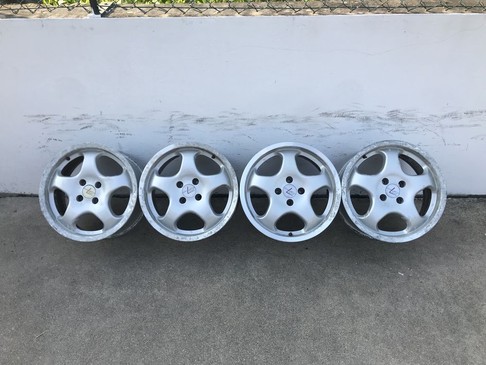 Jantes SM em 16 4x100 com aba originais