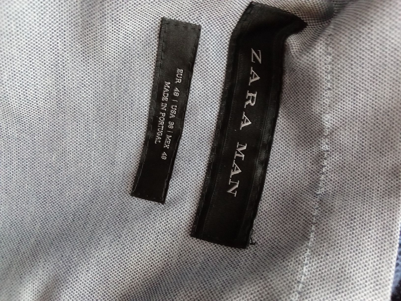 Marynarka Granatowa z poszetką. M. Zara