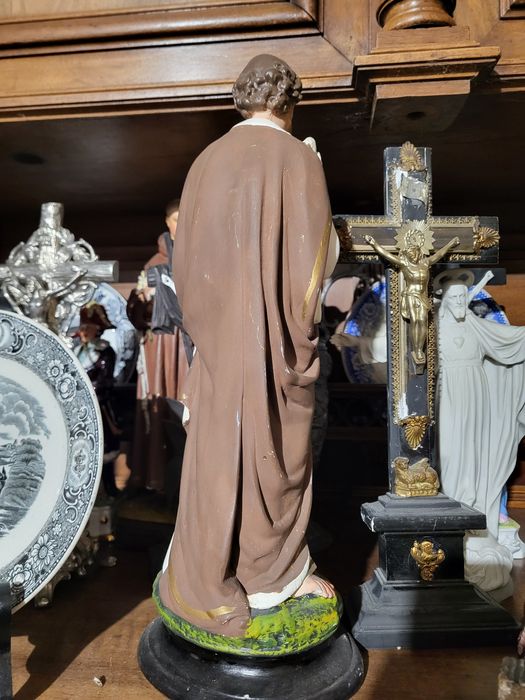Stara figurka Święty Józef opiekun Jezusa
