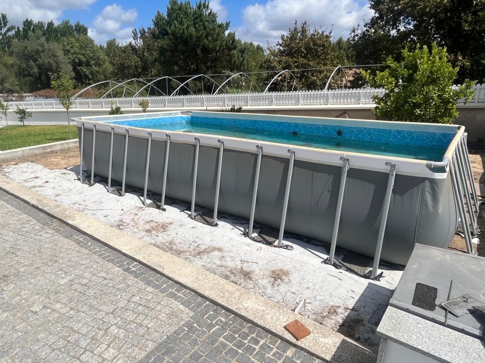 Piscina Bestway Power Steel 7,32m x 3,66m - como nova