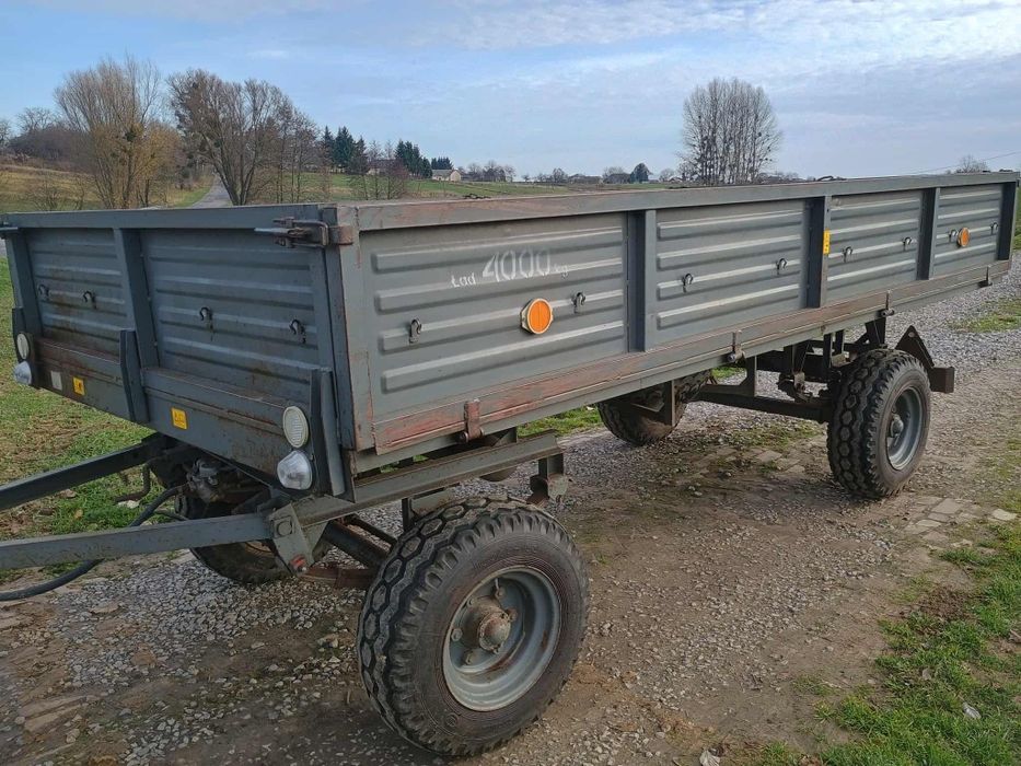 Przyczepa Autosan D-44S-02 Sztywna 4 Tony, Oryginał Jak Nowa