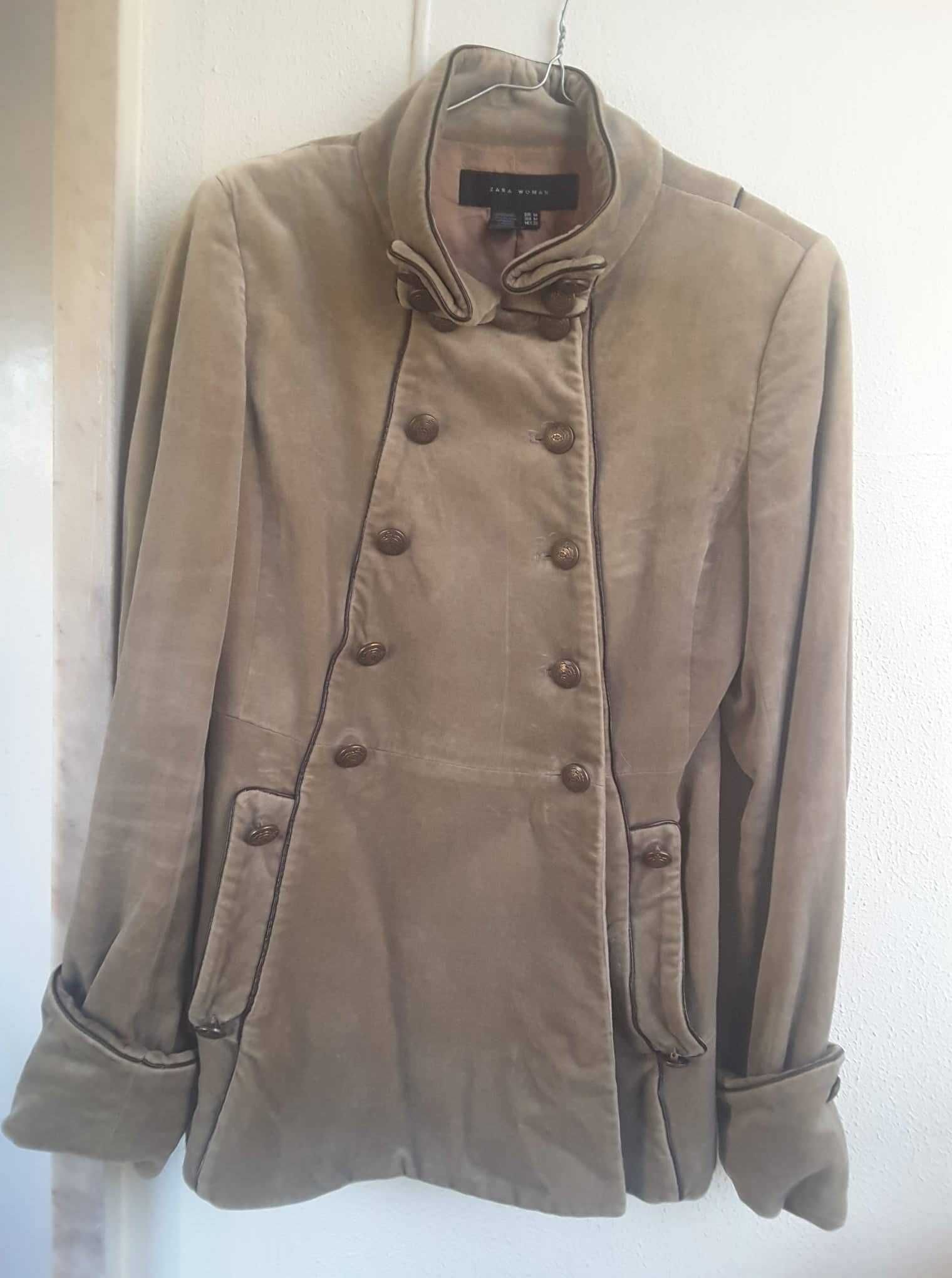 Casaco Estilo Militar Zara Woman