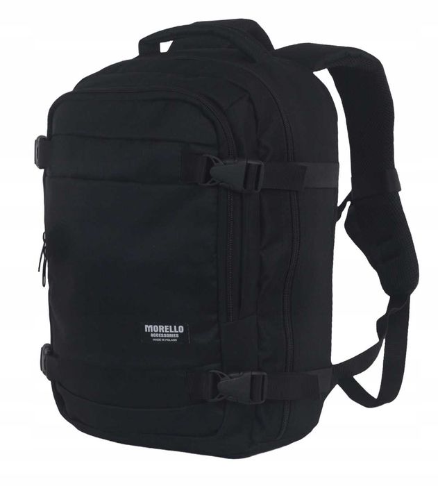 Plecak Podróżny 40x30x20 Do Samolotu RYANAIR Bagaż Podręczny Szary