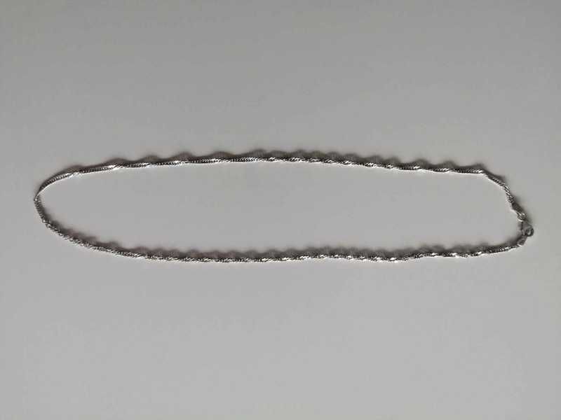 srebrny łańcuszek 45 cm