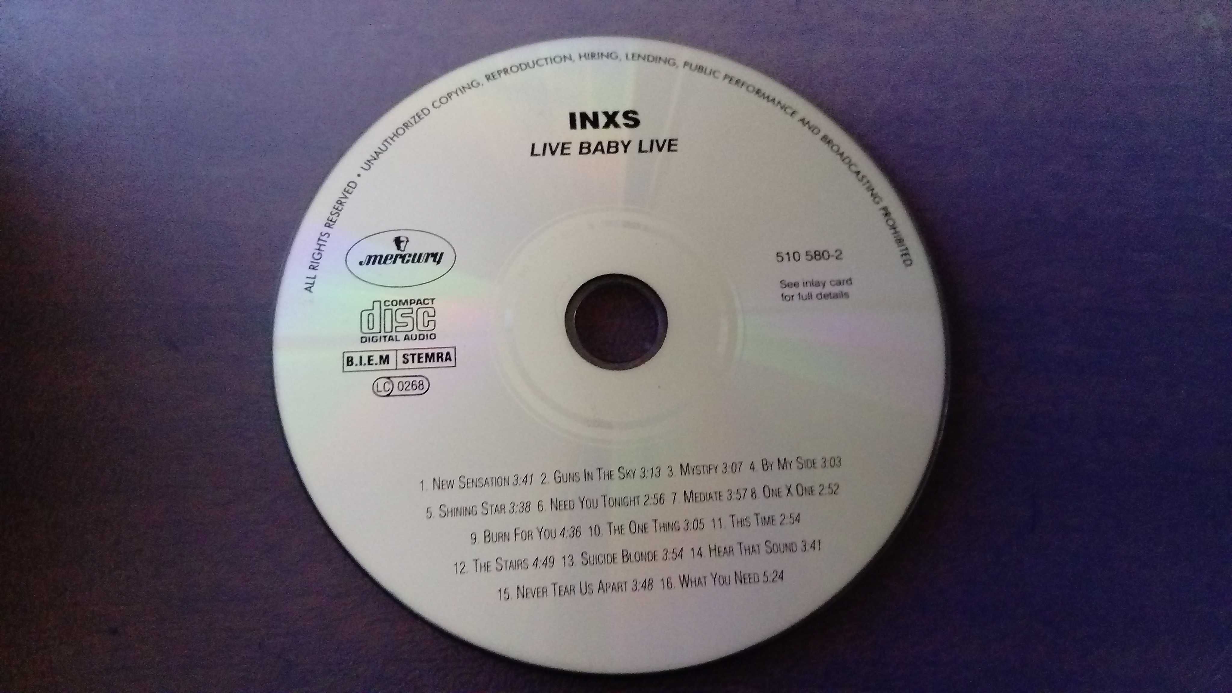 CD INXS Live Wembley(como novo)