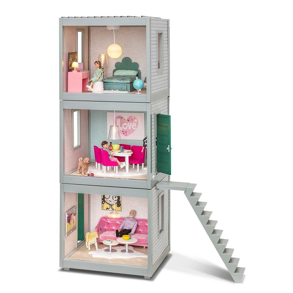 Domek dla lalek pokój 22 cm zabawka dla dzieci odgrywanie ról Lundby
