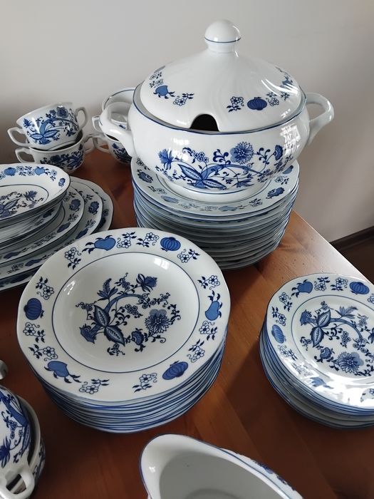 Serwis obiadowy 12 osób Porcelana KSIĄŻ ponad 80 elementów