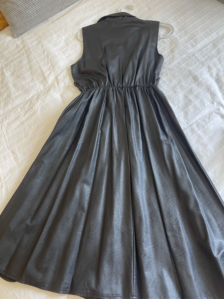 Vestido em Polipele preto